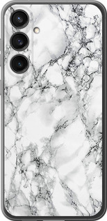 Чехол на Samsung Galaxy S23 FE Мрамор белый 4480u-3136 (Черный)