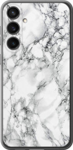 Чехол на Samsung Galaxy S23 FE Мрамор белый 4480u-3136 (Черный)