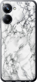 Чохол для Realme 10 Pro Мрамор білий 4480u-2945 (Black)