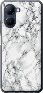 Чохол на Realme C33 Мрамор білий 4480u-2870 (Black)