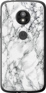 Чохол на Motorola Moto E5 Play Мрамор білий 4480u-1429 (Black)