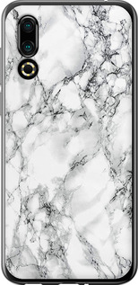 Чохол на Meizu 16S Мрамор білий 4480u-1701 (Black)