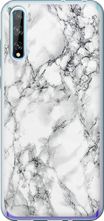 Чохол на Huawei P Smart S Мрамор білий 4480u-1813 (Black)