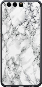 Чехол на Huawei P10 Мрамор белый 4480t-780 (Черный)
