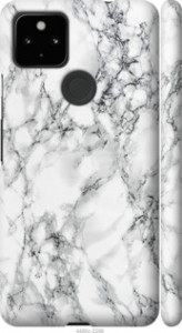 Чохол на Google Pixel 5A Мрамор білий 4480m-2286 (Чорний)