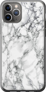 Чехол на iPhone 11 Pro Мрамор білий 4480u-1788 (Black)