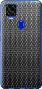 Чехол на ZTE Blade V2020 Ячейки 243u-2529 (Черный)