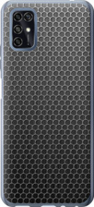 Чехол на ZTE Blade V2020 Smart Ячейки 243u-2458 (Черный)