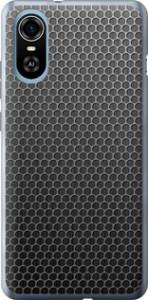 Чехол на ZTE Blade A31 Plus Ячейки 243u-2637 (Черный)