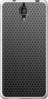 Чехол на Xiaomi Mi4 Ячейки 243t-163 (Черный)