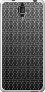 Чехол на Xiaomi Mi4 Ячейки 243t-163 (Черный)