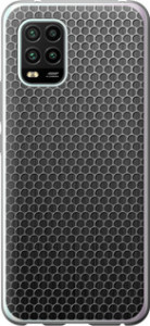 Чехол на Xiaomi Mi 10 Lite Ячейки 243t-1924 (Черный)