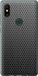 Чехол на Xiaomi Mi Mix 2s Ячейки 243u-1438 (Черный)