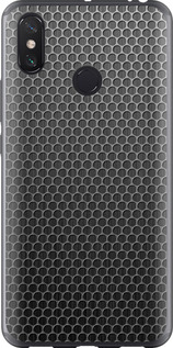 Чехол на Xiaomi Mi Max 3 Ячейки 243t-1534 (Черный)