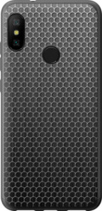 Чехол на Xiaomi Redmi 6 Pro Ячейки 243u-1595 (Черный)