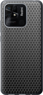Чохол на Xiaomi Redmi 10C Ячейки 243u-2591 (Чорний)