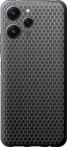 Чехол на Xiaomi Redmi 12 Ячейки 243u-3114 (Черный)