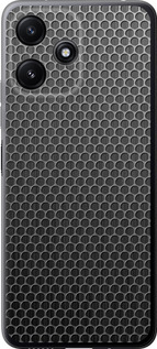 Чехол на Xiaomi Redmi 12 5G Ячейки 243u-3194 (Черный)