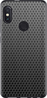 Чехол на Xiaomi Redmi Note 5 Ячейки 243u-1516 (Чорний)