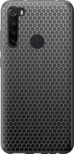 Чехол на Xiaomi Redmi Note 8 Ячейки 243u-1787 (Черный)