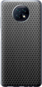 Чехол на Xiaomi Redmi Note 9T Ячейки 243u-2261 (Черный)
