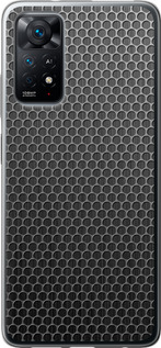 Чехол на Xiaomi Redmi Note 11 Ячейки 243u-2516 (Черный)