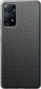 Чехол на Xiaomi Redmi Note 11 Ячейки 243u-2516 (Черный) для Xiaomi Redmi Note 11 (Global)