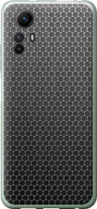 Чехол на Xiaomi Redmi Note 12S Ячейки 243u-3065 (Черный)