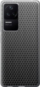 Чехол на Xiaomi Redmi K40S Ячейки 243u-2582 (Черный)