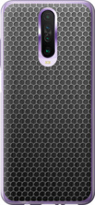 Чехол на Xiaomi Redmi K30 Ячейки 243u-1836 (Черный)