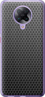 Чехол на Xiaomi Redmi K30 Pro Ячейки 243t-1899 (Черный)
