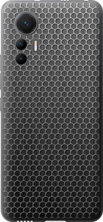 Чехол на Xiaomi 12 Lite Ячейки 243u-2579 (Черный)