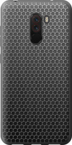 Чехол на Xiaomi Pocophone F1 Ячейки 243t-1556 (Чорний)