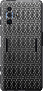 Чохол на Xiaomi Poco F4 GT Ячейки 243u-2958 (Чорний)
