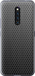 Чехол на Vivo X27 Pro Ячейки 243u-1772 (Черный)