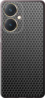 Чехол на Vivo Y27 Ячейки 243u-579 (Черный)