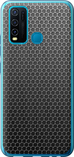 Чехол на Vivo Y30 Ячейки 243u-2154 (Черный)