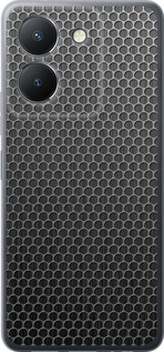 Чехол на Vivo Y36 5G Ячейки 243u-3135 (Черный)