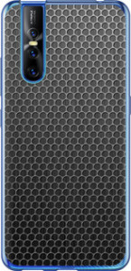 Чехол на Vivo V15 pro Ячейки 243u-1763 (Черный)