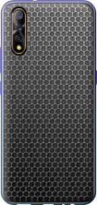 Чехол на Vivo V17 Neo Ячейки 243t-1764 (Чорний)