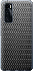 Чехол на Vivo V20 SE Ячейки 243u-2128 (Черный)
