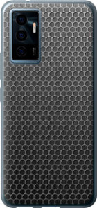 Чехол на Vivo V23e Ячейки 243u-2641 (Черный)