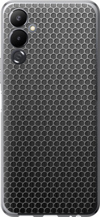 Чехол на Tecno Pova 4 LG7n Ячейки 243u-2967 (Черный)
