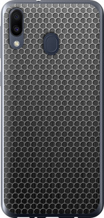 Чехол на Samsung Galaxy M20 Ячейки 243t-1660 (Черный)