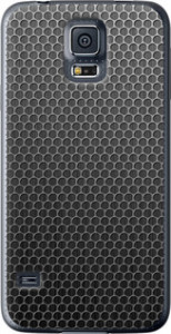 Чехол на Samsung Galaxy S5 Duos SM G900FD Ячейки 243t-62 (Черный)