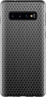 Чехол на Samsung Galaxy S10 Ячейки 243u-1640 (Черный)