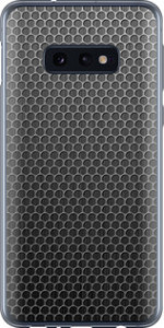 Чехол на Samsung Galaxy S10e Ячейки 243u-1646 (Черный)