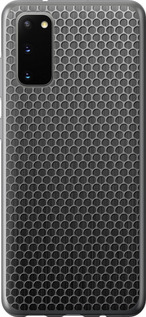 Чехол на Samsung Galaxy S20 Ячейки 243t-1824 (Черный)