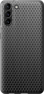 Чохол для Samsung Galaxy S21 Plus Ячейки 243t-2115 (Чорний)