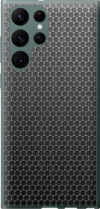 Чехол на Samsung Galaxy S22 Ultra Ячейки 243u-2500 (Черный)